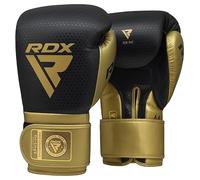 RDX Guantes de Boxeo Mark Pro Sparring Tri Lira 2 Golden-14Oz