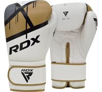 RDX Guantes de Boxeo Muay Thai Entrenamiento, Maya Hide Cuero, Ego Boxing Gloves para Sparring Kickboxing Saco Manoplas de Boxeo MMA Fight Training, Hombres Mujeres, 8 10 12 14 16 oz