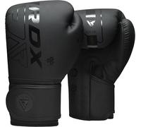 RDX Guantes de Boxeo Muay Thai Entrenamiento, Maya Hide Cuero, Kara Boxing Gloves para Sparring Kickboxing Saco Manoplas de Boxeo MMA Fight Training, Hombres Mujeres, 8 10 12 14 16 18oz