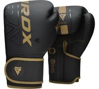 RDX Guantes de Boxeo Muay Thai Entrenamiento, Maya Hide Cuero, Kara Boxing Gloves para Sparring Kickboxing Saco Manoplas de Boxeo MMA Fight Training, Hombres Mujeres, 8 10 12 14 16oz