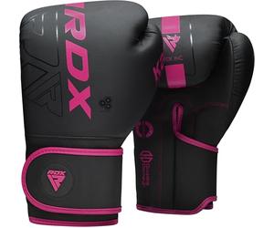 RDX Guantes de Boxeo Muay Thai Entrenamiento, Maya Hide Cuero, Kara Boxing Gloves para Sparring Kickboxing Saco Manoplas de Boxeo MMA Fight Training, Hombres Mujeres, 8 10 12 14 16 18oz