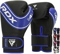 RDX Guantes de Boxeo Niños Muay Thai Entrenamiento, Maya Hide Cuero, 6oz 4oz Junior Boxing Gloves, Sparring MMA Kickboxing Saco Manoplas de Boxeo Training, Kids Cumpleaños Regalos Deporte Juguetes