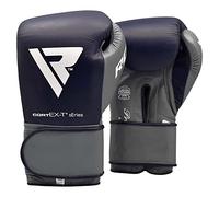 RDX Guantes de Boxeo Unisex Pro con STP, Azul, 14 onzas