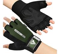 RDX Guantes Gimnasio Transpirable Gel Acolchado Antideslizante, Fitness Sports Guante Protección Palma Hombre y Mujer Entrenamiento Ciclismo Equipo de Gimnasio en Casa para Ejercicio
