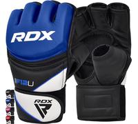 RDX Guantes MMA Artes Marciales Entrenamiento, Maya Hide Cuero Grappling Guantillas, Professional Abierto Palma Gloves, Sparring Kickboxing Muay Thai Saco de Boxeo Lucha Libre Combate, Hombre Mujere