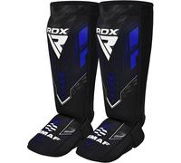 RDX IMMAF espinilleras para kickboxing, boxeo, artes marciales MMA, protector de canes, protección de espinillas, acolchado, guardashins para sparring, para hombre y mujer, protección para los pies