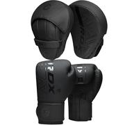 RDX Manoplas de Boxeo Paos Muay Thai Guantes Saco MMA Kick Boxing Almohadilla Artes Marciales Krav Maga Escudo Patada Gancho y Jab Pad Entrenamiento Focus Pads
