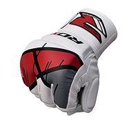 RDX MMA Grappling Gloves Rex Red T7 de m Guantes, Rojo, M