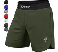 RDX MMA Pantalones para Entrenamiento y Kickboxing - Cortos para Artes Marciales, Grappling, Sparring, Boxeo, Cage Fight - Shorts para BJJ, Muay Thai, Gimnasio Fitness y Deportivos de Combate