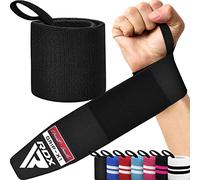 RDX Muñequeras Gym Powerlifting Correas de Levantamiento, Aprobado por IPL y USPA, Wrist Wraps Deportivas para Culturismo Musculación Gimnasio