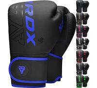 RDX Niños Guantes de Boxeo para Entrenamiento y Muay Thai, Maya Hide Cuero Kara Junior Mitones para Sparring, Kick Boxing, Boxing Gloves para Saco Boxeo, Artes Marciales Training