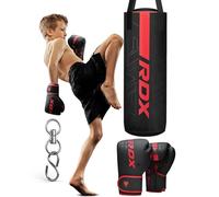 RDX Niños Saco de Boxeo 2ft para Entrenamiento, Junior Kara Bolsa de Boxeo para Muay Thai, MMA, Sparring, Kick Boxing, Artes Marciales, Punching Bag Set