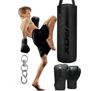 RDX Niños Saco de Boxeo 2ft y Guantes para Entrenamiento, Junior Kara Bolsa de Boxeo para Muay Thai, MMA, Sparring, Kick Boxing, Artes Marciales, Punching Bag Set
