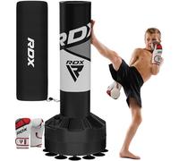RDX Niños Saco de Boxeo Pie Puñetazos Guantes para Artes Marciales Mixtas, 4ft Pesado Peber Adultos, Equipo Entrenamiento Gimnasio Casa, Ventosas Bolsa para Fitness MMA Training, Karate