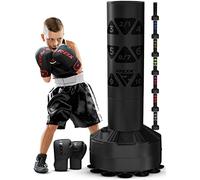 RDX Niños Saco de Boxeo Pie Puñetazos para Artes Marciales Mixtas, 4ft Junior Pesado, Equipo Entrenamiento Gimnasio Casa, Bolsa para Fitness MMA Training, Karate, Taekwondo