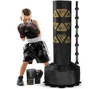 RDX Niños Saco de Boxeo Pie Puñetazos para Artes Marciales Mixtas, 4ft Junior Pesado, Equipo Entrenamiento Gimnasio Casa, Bolsa para Fitness MMA Training, Karate, Taekwondo