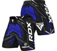 RDX Pantalones cortos de MMA aprobados por IMMAF, diseño de aberturas laterales, adecuado para boxeo, muay thai, kickboxing y entrenamiento de gimnasio
