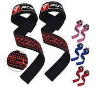 RDX Par de Correas de Levantamiento de Pesas, Soporte Acolchado para la muñeca, Agarre de Gel Flexible, Ideal para Levantamiento de Potencia, Culturismo, Entrenamiento en el Gimnasio, Xfit,
