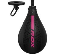 RDX Pera de Boxeo, Maya Hide Cuero, MMA Punching Velocidad Bola con Vejiga Adicional, Peras Rapida Speed Bag para Kick Boxing Gimnasio Saco Boxe Fitness Gym Combate Deporte Conjunto de Entrenamiento