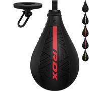 RDX Pera de Boxeo, Maya Hide Cuero, MMA Punching Velocidad Bola con Vejiga Adicional, Peras Rapida Speed Bag para Kick Boxing Gimnasio Saco Boxe Fitness Gym Combate Deporte Conjunto de Entrenamiento