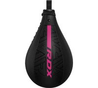 RDX Pera de Boxeo, Maya Hide Cuero, MMA Punching Velocidad Bola con Vejiga Adicional, Peras Rapida Speed Bag para Kick Boxing Gimnasio Saco Boxe Fitness Gym Combate Deporte Conjunto de Entrenamiento