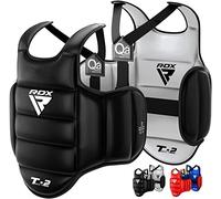 RDX Protector de Pecho TKD Protección De Cuerpo MMA Boxeo Vientre para Pecho Peto Taekwondo (Reversible)