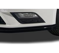 RDX Racedesign Alerón delantero compatible con Seat Leon 5F SC/5 puertas/ST 2013-2017 excl. FR/Cupra (ABS Negro Brillante)