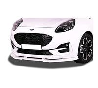 RDX Racedesign Alerón delantero Vario-X, Poliuretano (PU), Negro sin tratar (estándar), Negro, compatible con Ford Puma ST-Line/ST-Line X/Vignale 2019+