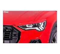 RDX Racedesign Alerones de faros compatible con Audi Q3 (F3) incl. Sportback 2019- (ABS)
