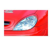 RDX Racedesign Alerones de faros compatible con Citroën Xsara 2000-2005 (ABS)