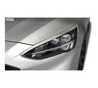 RDX Racedesign Alerones de faros compatible con Ford Focus IV Hatchback/Wagon/Berlina 2018-2022 (ABS)