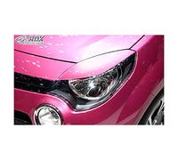 RDX Racedesign Alerones de faros compatible con Renault Twingo II Facelift 2012-2014 (ABS)