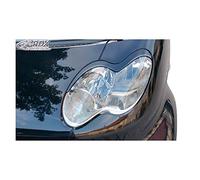 RDX Racedesign Alerones de faros compatible con Smart C450 Facelift 2003-2007 (ABS)