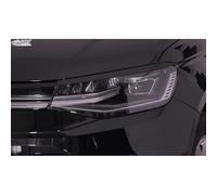 RDX Racedesign Alerones de faros compatible con Volkswagen Caddy V 2020- (ABS)