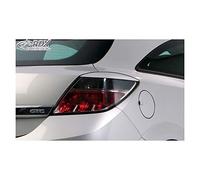 RDX Racedesign Alerones de luces traseras compatible con Opel Astra H GTC 2005-2009 (ABS)