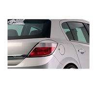 RDX Racedesign Alerones de luces traseras compatible con Opel Astra H HB 5 puertas 2004-2009 (ABS)