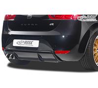 RDX Racedesign Faldón trasero 'Diffusor' compatible con Seat Leon 1P FR/Cupra (Escape izquierdo) (PUR)