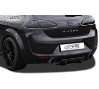 RDX Racedesign Faldón trasero 'Diffusor U-Diff' compatible con Seat Leon (1P) 2005-2012 (PU)