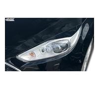 RDX Racedesign Parasoles para faros delanteros compatibles con Ford Focus III Facelift 2014-2018 (ABS)