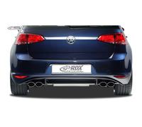 RDX Race Diseño rdha049 trasero delantales Enfoque 'Difusor' VII HB 3/5 puertas, modelos de 2012 de 'r de Look' No Incluidas. GTI/GTD (Pur), Negro