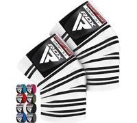 RDX Rodillera Gimnasio Powerlifting Levantamiento de Pesas, Aprobado por IPL y USPA, 78” Elástico Rodilla Vendas, Rodilleras Soporte para Musculación Squat Entrenamiento Deporte Fitness