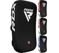 RDX Thai Pads Paos Muay Thai Kick Boxing Entrenamiento, Maya Hide Cuero Boxeo Almohadilla, Escudo Manoplas para MMA Kicking Sparring Artes Marciales Taekwondo Training Pad, Vende como Solo Artículo