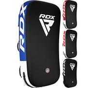 RDX Thai Pads Paos Muay Thai Kick Boxing Entrenamiento, Maya Hide Cuero Boxeo Almohadilla, Escudo Manoplas para MMA Kicking Sparring Artes Marciales Taekwondo Training Pad, Vende como Solo Artículo