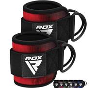 RDX Tobillera para Polea Gimnasio Entrenamiento, Tobillos Double D Ring, Muñeca Correa Gym Puños para Cable Maquinas, Fitness Deportivas Muslo la Pierna Glúteos Poleas de Elevación, Hombre Mujere