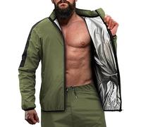 RDX Traje Sauna Mujer Hombre Adelgazante, Reach Oeko Tex 100 Certificado, Chándal para Perder Peso Traje para Adelgazar, Deportes Fitness MMA Boxeo Gimnasio Correr Yoga, Conjunto de Pantalón Superior