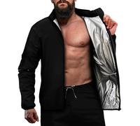 RDX Traje Sauna Mujer Hombre Adelgazante, REACH OEKO TEX 100 CERTIFICADO, Chándal para Perder Peso Traje Para Adelgazar, Deportes Fitness MMA Boxeo Gimnasio Correr Yoga, Conjunto de Pantalón Superior
