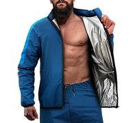 RDX Traje Sauna Mujer Hombre Adelgazante, REACH OEKO TEX 100 CERTIFICADO, Chándal para Perder Peso Traje Para Adelgazar, Deportes Fitness MMA Boxeo Gimnasio Correr Yoga, Conjunto de Pantalón Superior