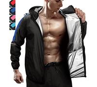 RDX Traje Sauna Mujer Hombre Adelgazante, REACH OEKO TEX 100 CERTIFICADO, Sudor Chándal con Capucha, Trajes de Sudoración Deportiva Fitness Boxeo Yoga Running Gimnasio, Conjunto de Pantalón Superior