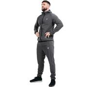RDX Traje Sauna Sudor Chándal con Capucha, Anti Rasgón Trajes de Sudoración Ejercicio Deportiva Fitness Track Suit, Yoga Running Entrenamiento Gimnasio, Conjunto de Pantalón Superior, Mujeres Hombres