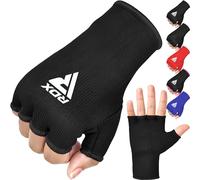 RDX Vendas Boxeo Guantes Interiores, Elástico Cinta Mano Muñeca Soporte, Vendaje Envolturas Protector Wraps, Muay Thai MMA Kick Boxing Artes Marciales Entrenamiento Puñetazos Gimnasio, Hombre Mujere